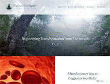Tablet Screenshot of evolutionary-life.com